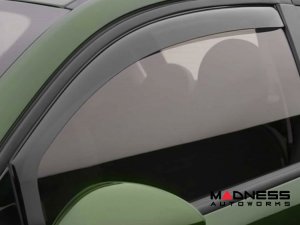FIAT 500 Side Window Air Deflectors - Farad